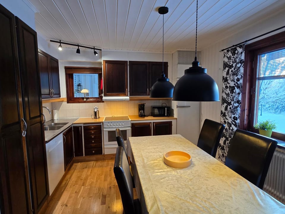 Kitchen or kitchenette, Dining area, pet friendly, stove