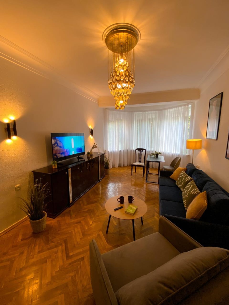 Living room, Seating area, Bedroom
