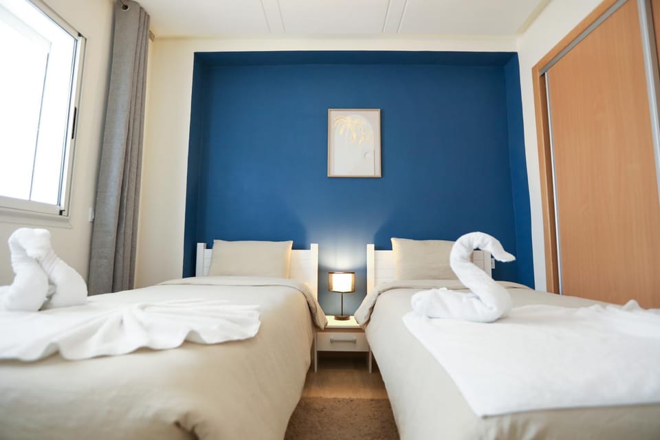 Cocon neuf & cosy 2 ch, clim, wifi, idéal famille Apartment in Tangier