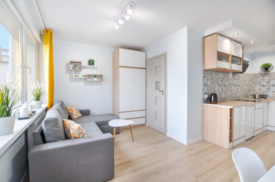 Kitchen or kitchenette, Living room, Seating area, stove