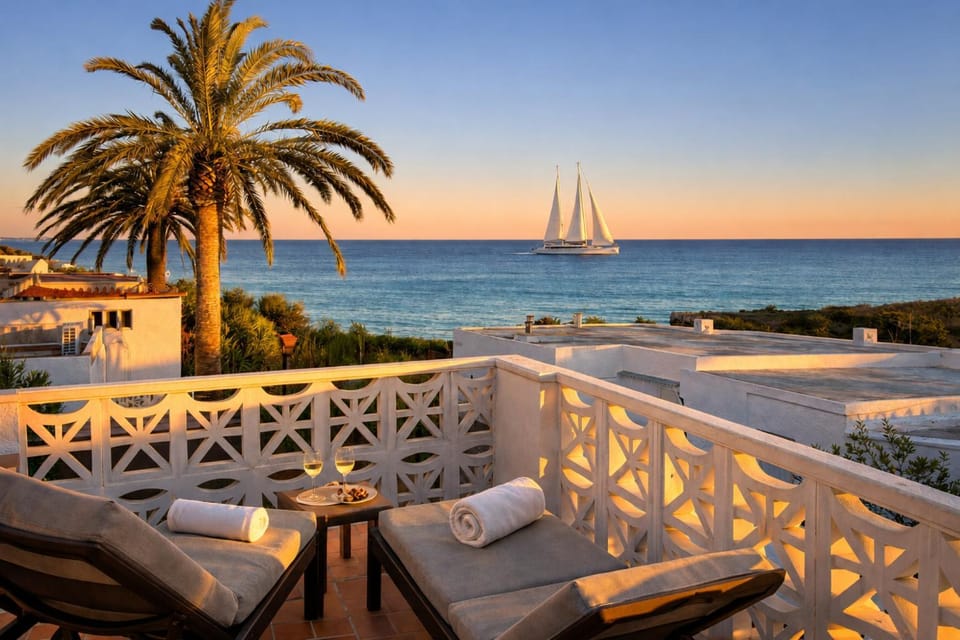 Balcony/Terrace, Sea view, Sunset