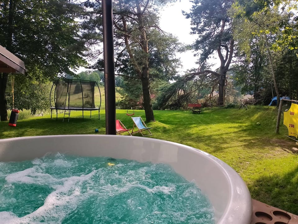 Spring, Natural landscape, Garden, Hot Tub, Garden view