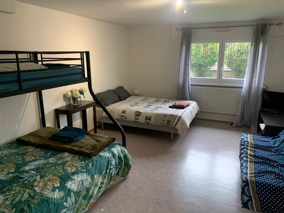 Chambre Spacieuse pour Familles ou Groupes 5 Pers plus Bébé Vacation rental in Strasbourg