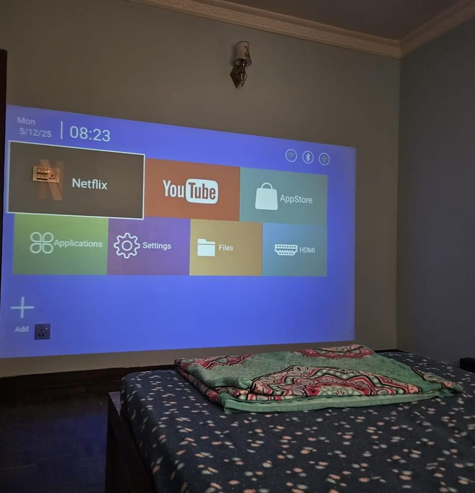 Bed, TV and multimedia