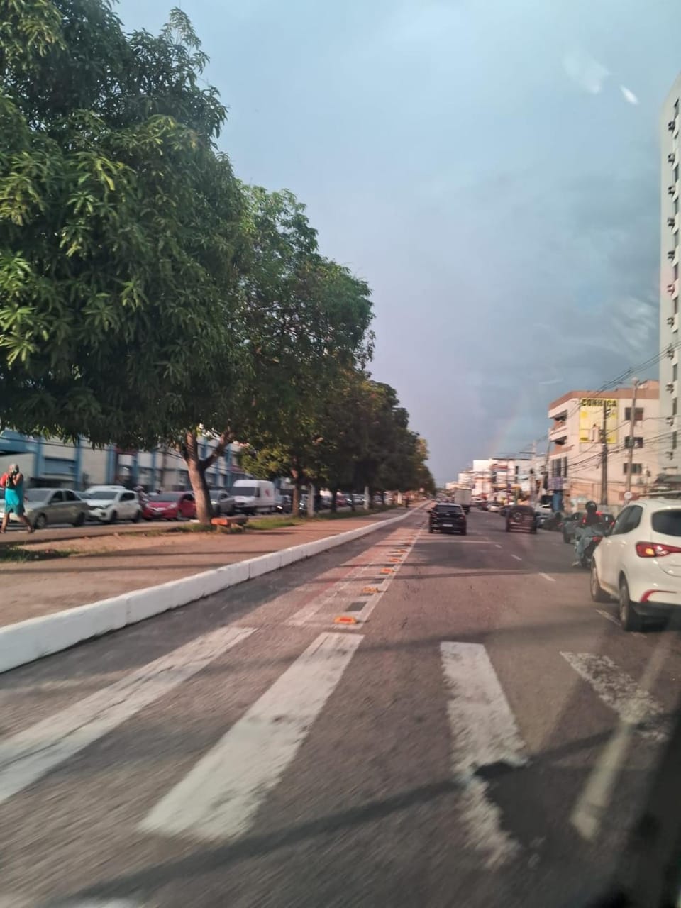 Quiet street view