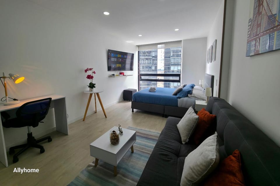 AH/Loft con Alexa, Parking, Gym, Coworking, Usaquén Apartment in Bogota