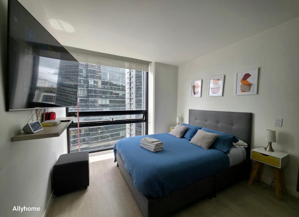 AH/Loft con Alexa, Parking, Gym, Coworking, Usaquén Apartment in Bogota