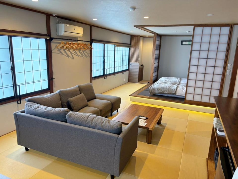 Living room, air conditioner