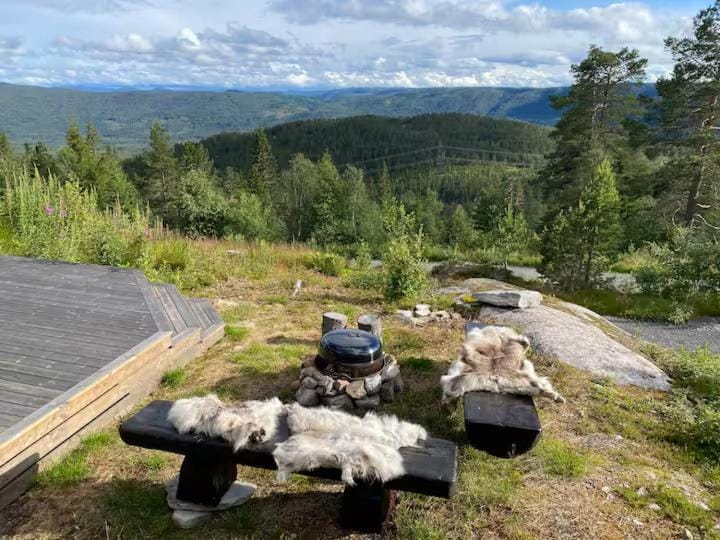Blefjell hytte med fantastisk utsikt Chalet in Viken, Norway