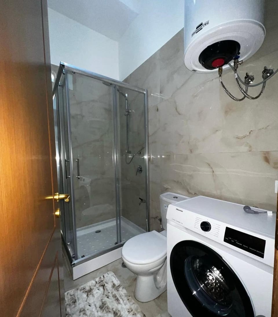 Shower, washing machine