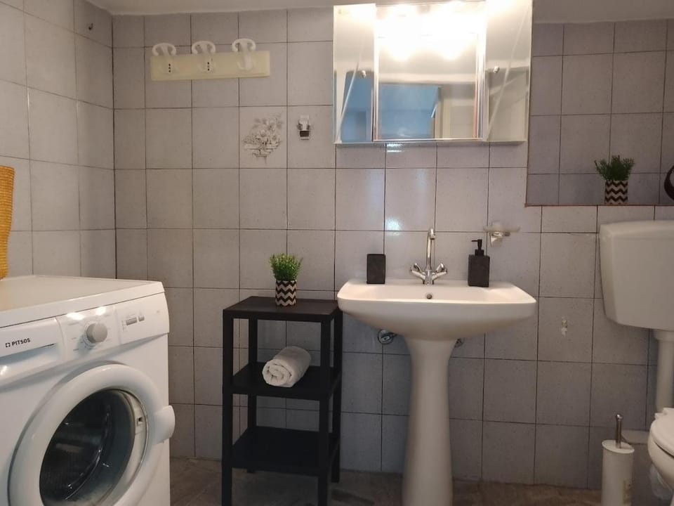 Toilet, Bathroom, washing machine