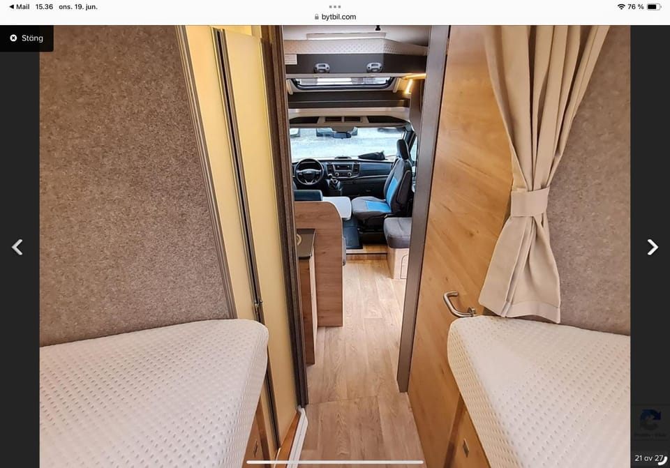 Autocamper til 4 personer Luxury tent in Europe