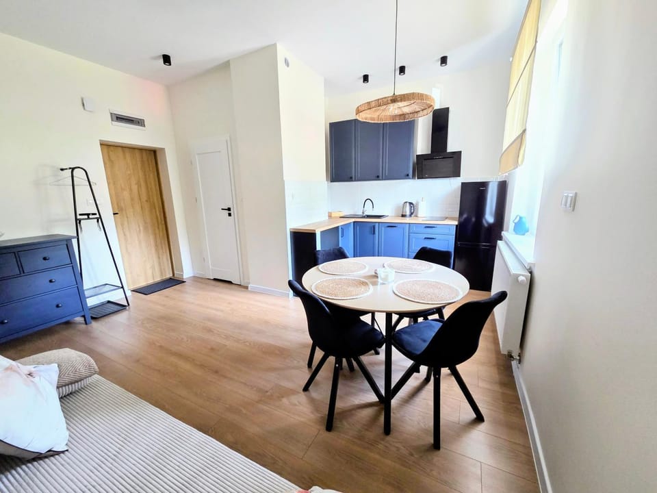 TV and multimedia, Kitchen or kitchenette, Living room, Photo of the whole room, Dining area