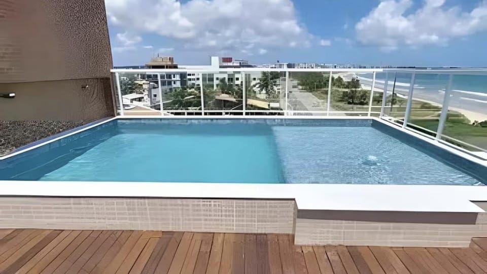 Day, Natural landscape, View (from property/room), Balcony/Terrace, Pool view, Sea view, Swimming pool