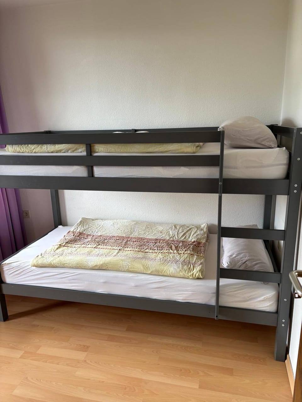 Photo of the whole room, bunk bed