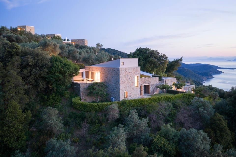 Property building, Natural landscape, Mountain view, Sea view