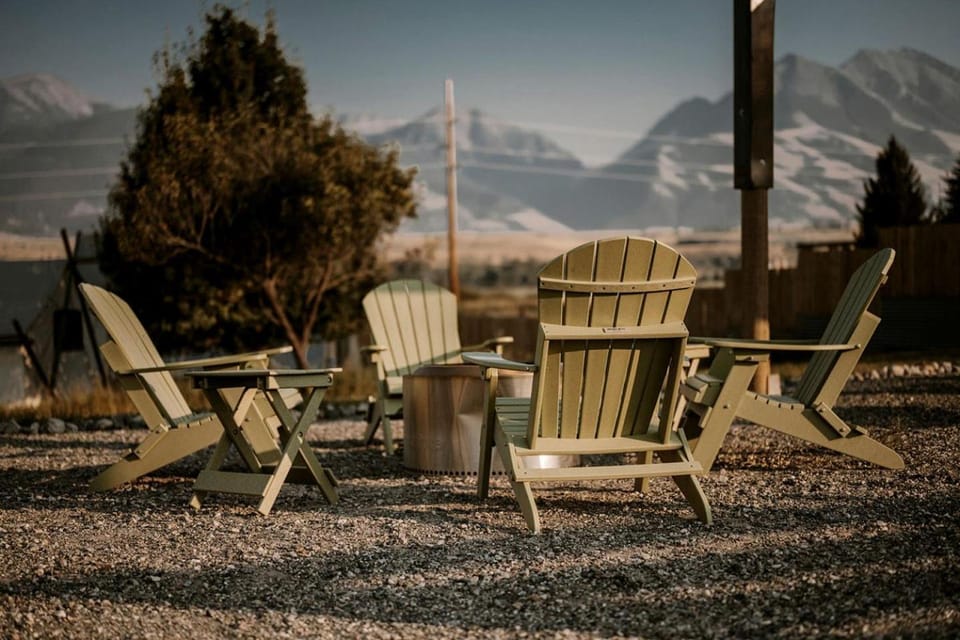 Romantic A-Frame Cabin near Yellowstone for an Amazing Glamping Getaway in Emigrant, Montana Cabin in Emigrant