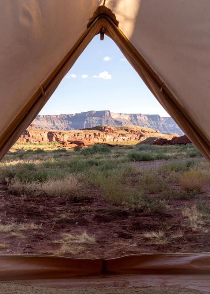 Cozy Romantic Glamping Tent on Secluded Ranch with Breathtaking Night Sky Views in Moab, Utah Luxury tent in Moab