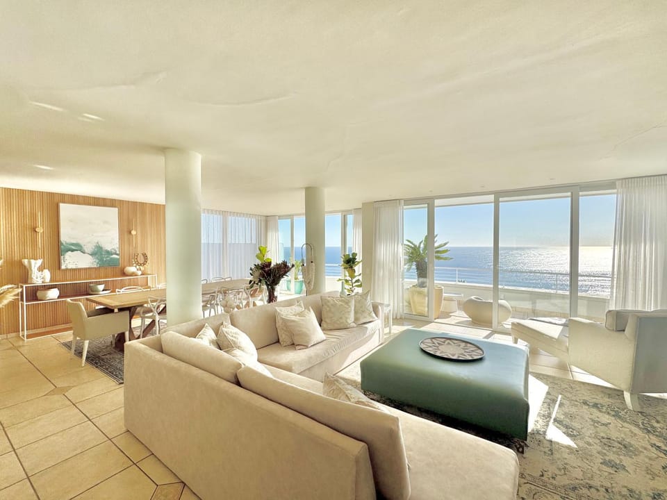 Living room, Seating area, Sea view