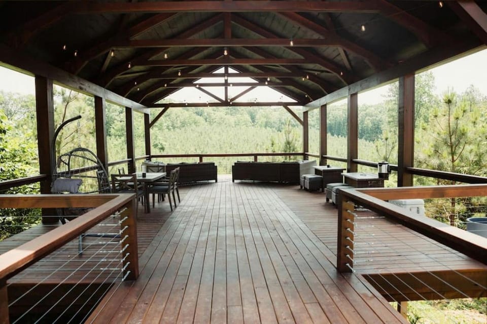 Incredible Safari Tent with Hot-tub, Fire Pit and Sauna in Cadiz, Kentucky Luxury tent in Lake Barkley