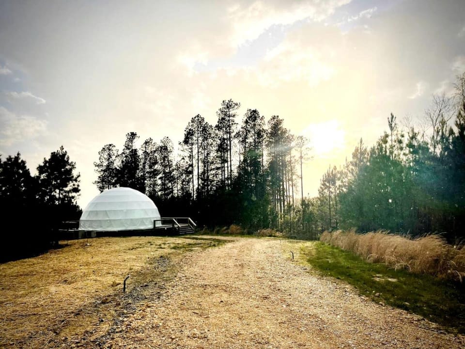 Lofted Family Dome with Equipped Deck in Kentucky Luxury tent in Lake Barkley