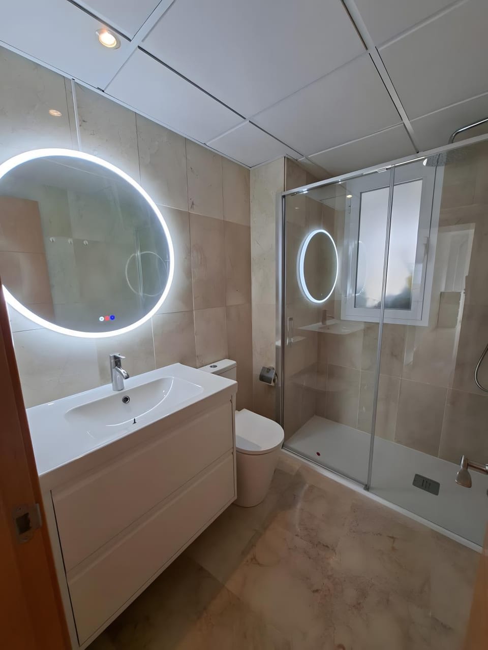 Bathroom, Living room