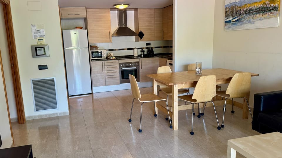 Kitchen or kitchenette, Living room, Dining area, dishwasher, oven, stove