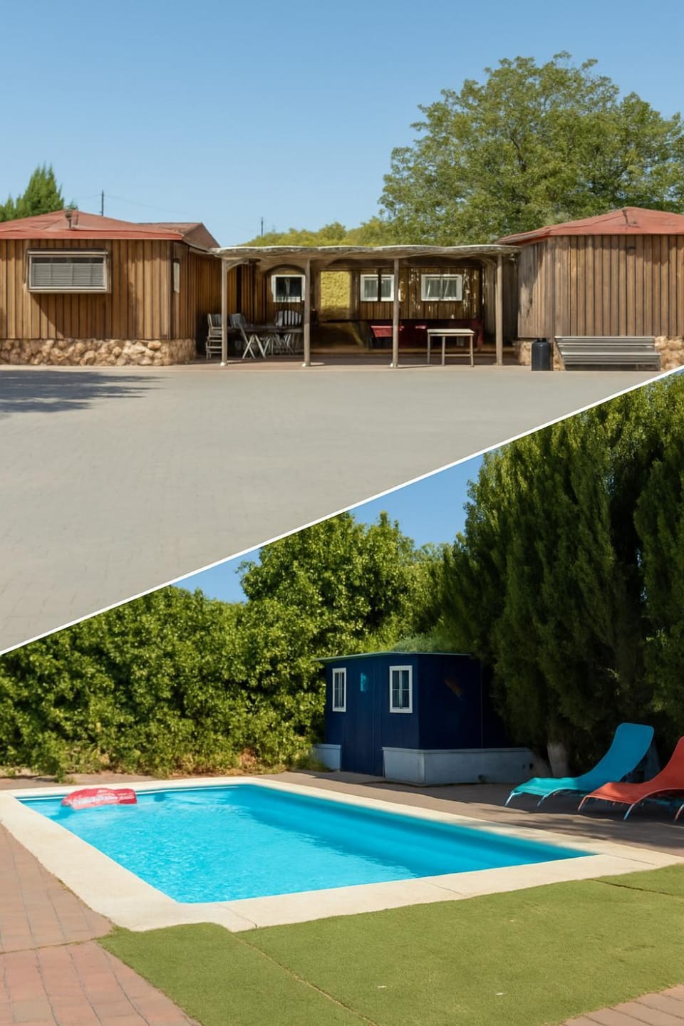 Property building, Swimming pool