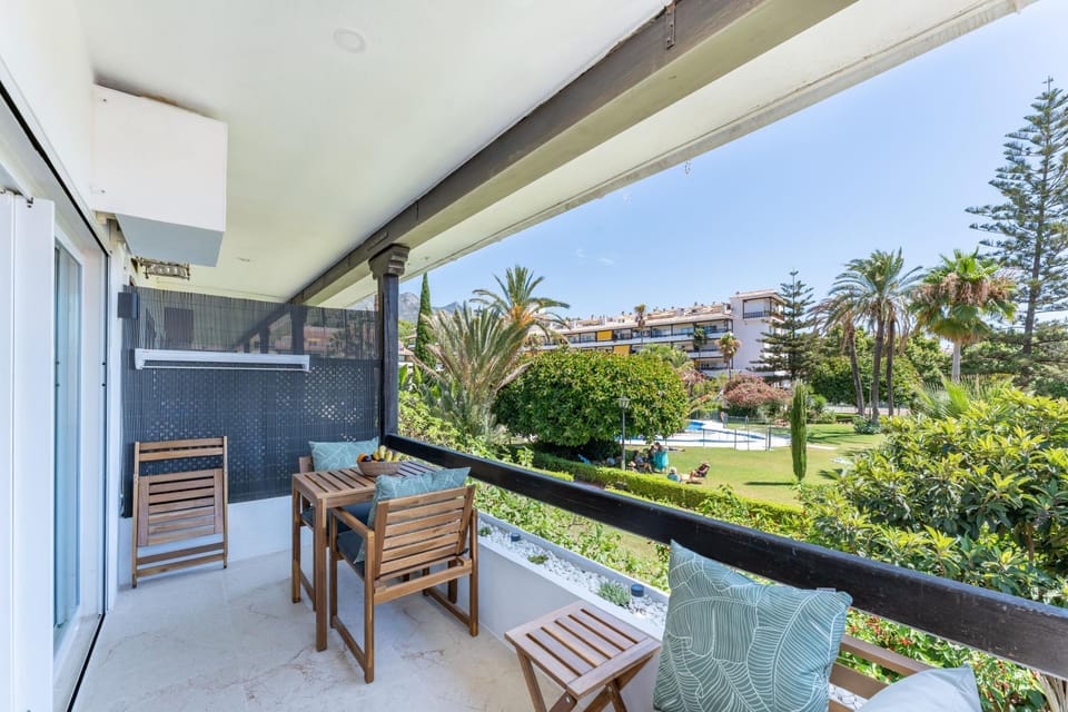 Property building, Patio, Day, View (from property/room), Balcony/Terrace, Balcony/Terrace, Dining area