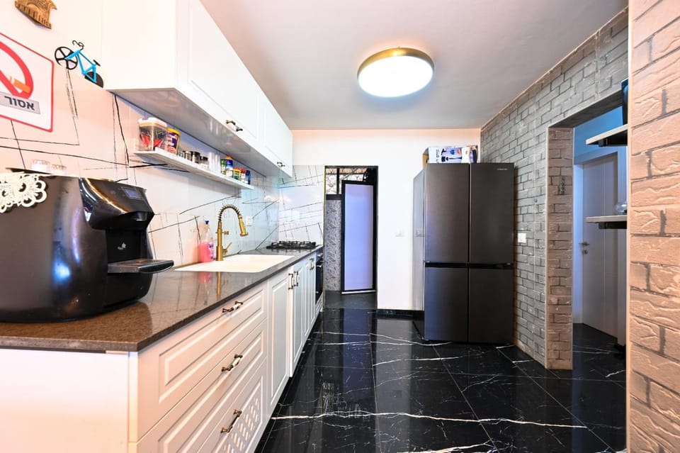 Kitchen or kitchenette, oven, stove