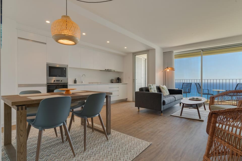 Living room, kitchen