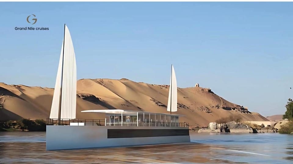 Royal Jade wellness luxurios Dahabiya Nile Cruise Every Monday from Luxor to Aswan 4 nights and Every Friday from Aswan to Luxor 3 nights Docked boat in Luxor