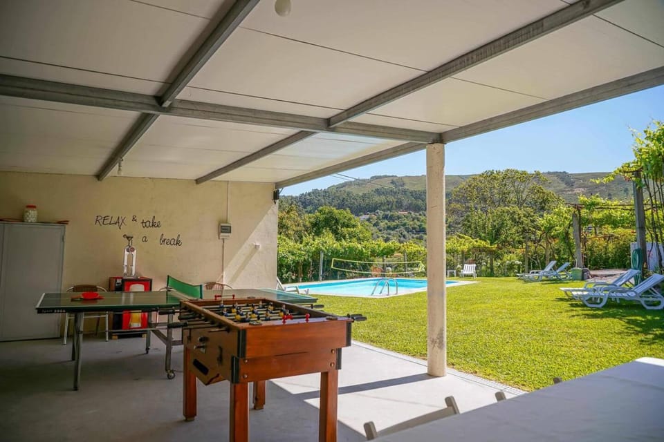 Patio, Spring, Natural landscape, Game Room, Garden, Garden view, Swimming pool, Entertainment, sunbed