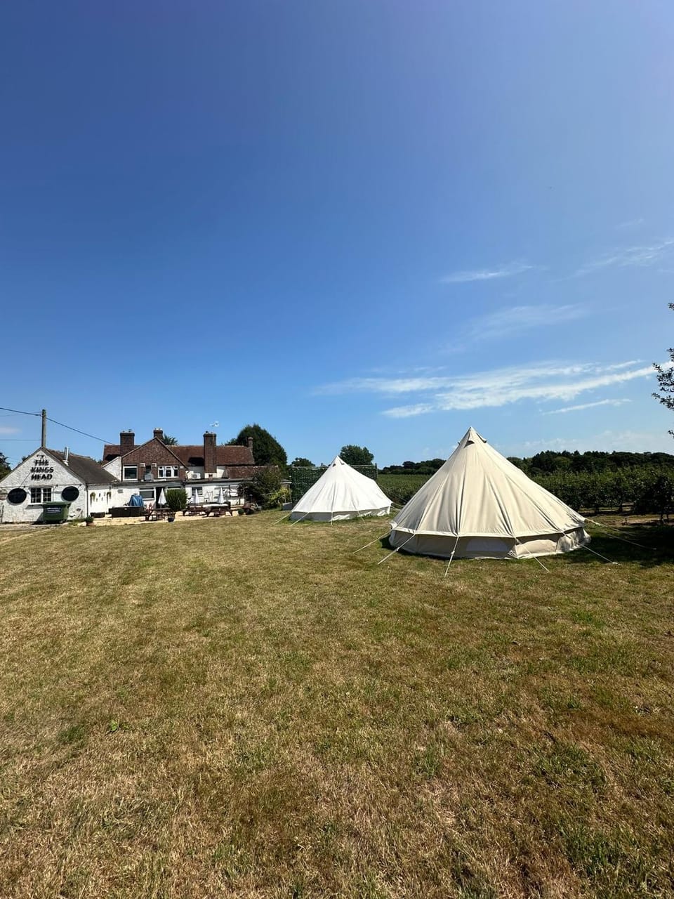 Kings Head Udimore Luxury tent in Rother District
