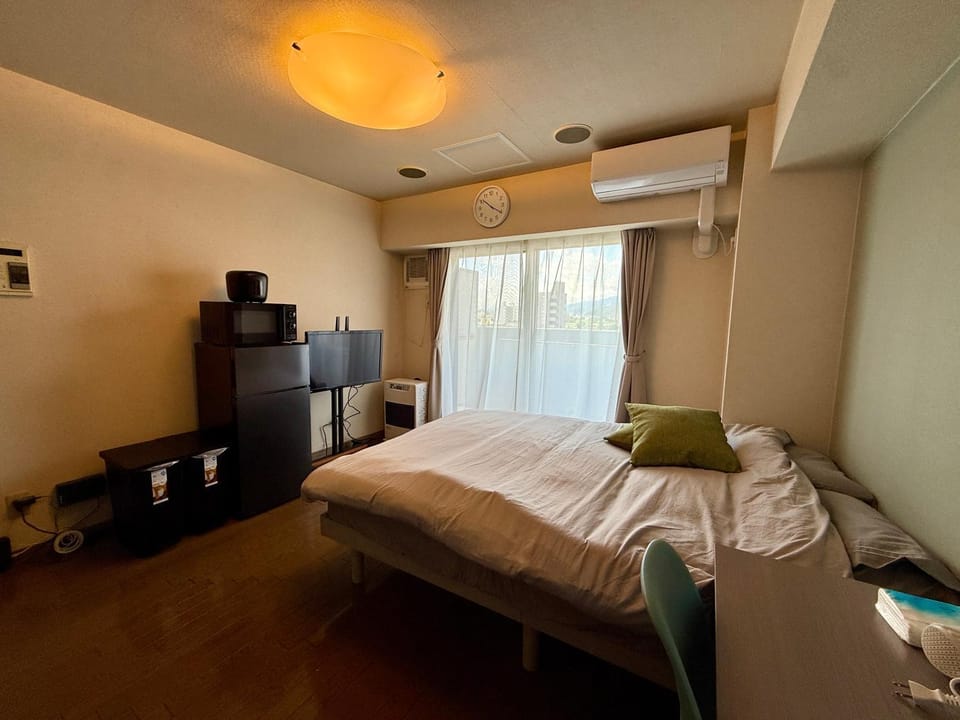 7-3美室 豊平川目の前 札幌中心から地下鉄2駅の眺望良好の部屋 Apartment in Sapporo