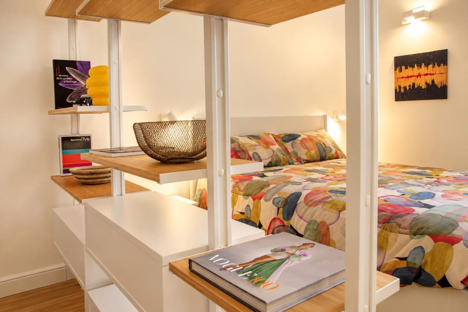 Bed, Kitchen or kitchenette, Photo of the whole room, Bedroom, towels, wardrobe