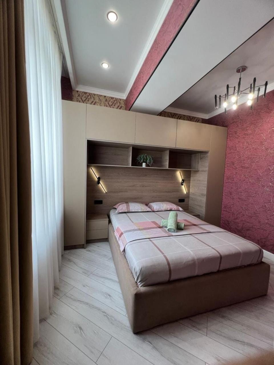 Bed, Photo of the whole room, Bedroom, wardrobe