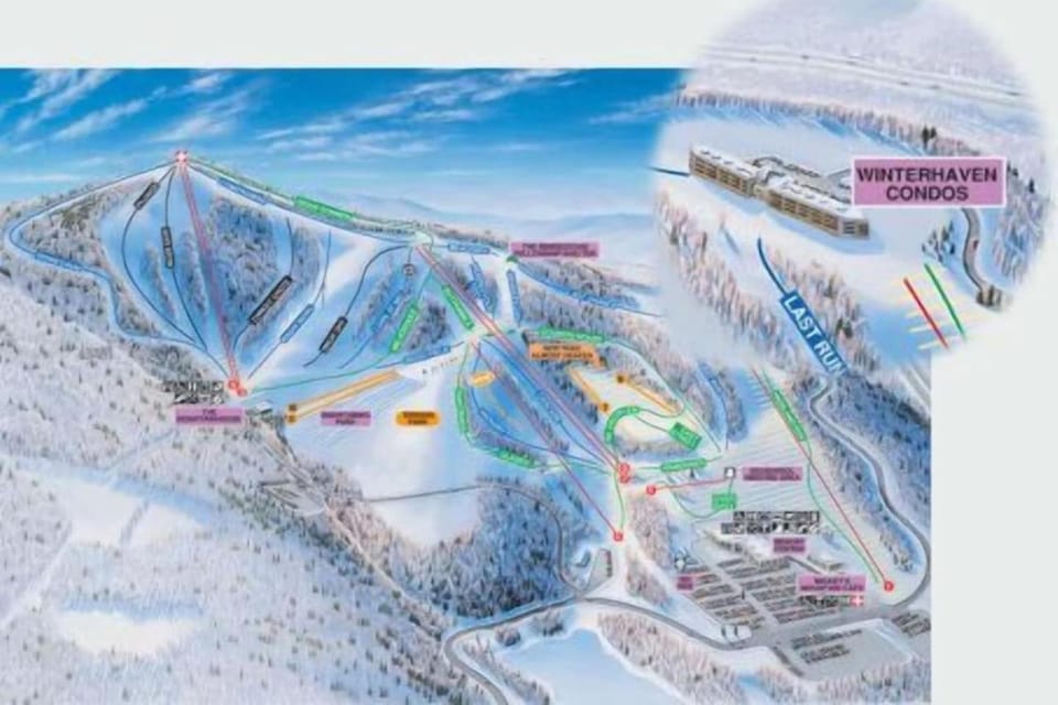 Winterplace Ski in Ski out condo First Floor D105 Apartment in West Virginia