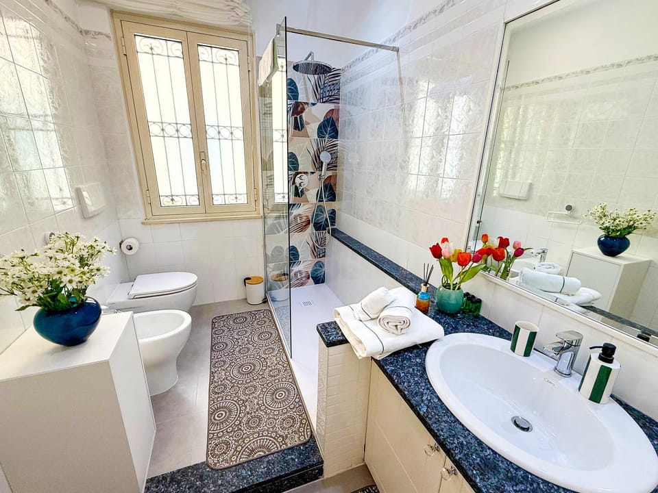 Shower, Toilet, Bathroom, towels