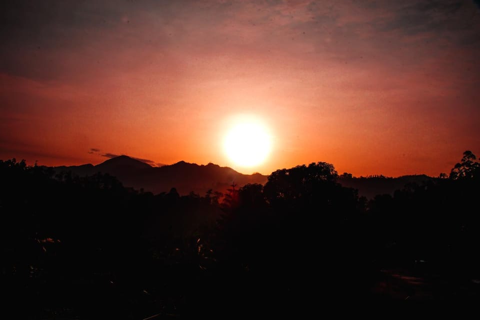 Natural landscape, Mountain view, Sunrise
