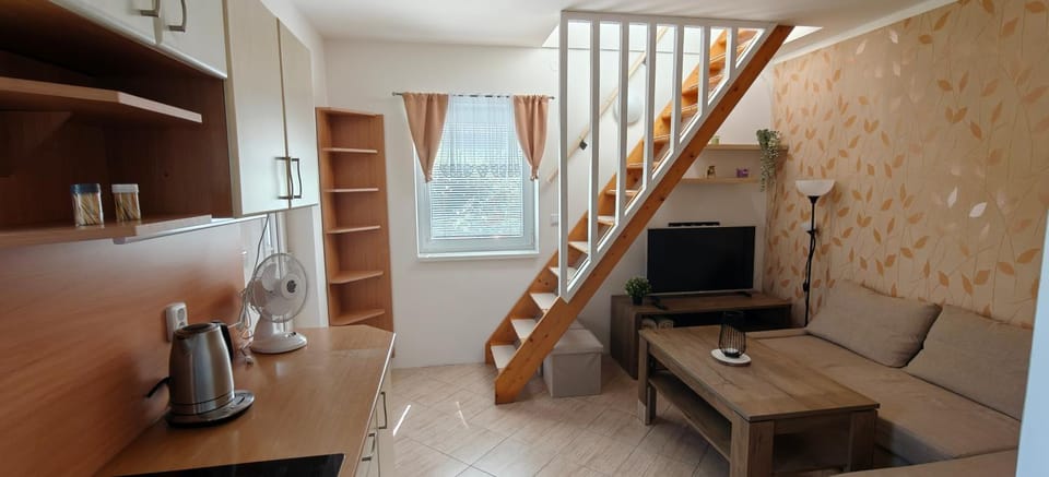 Kitchen or kitchenette, Living room