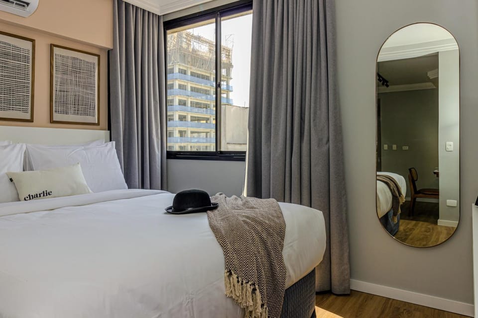 Bed, Day, Bedroom, air conditioner