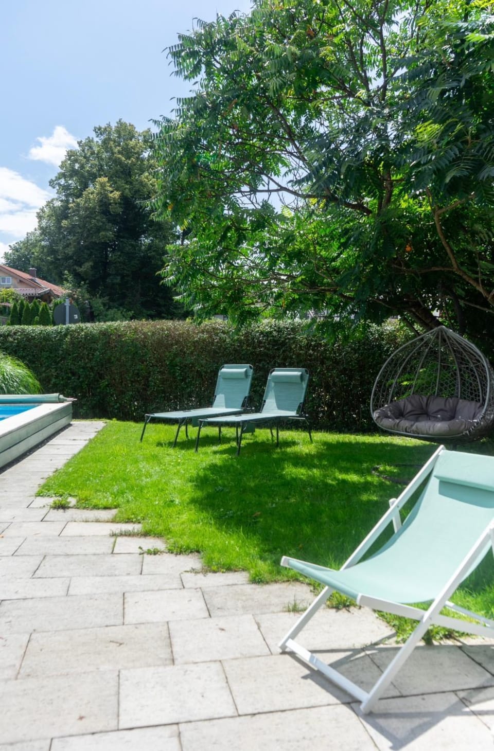 Garden, Garden, Balcony/Terrace, Garden view, Pool view, Swimming pool, sunbed