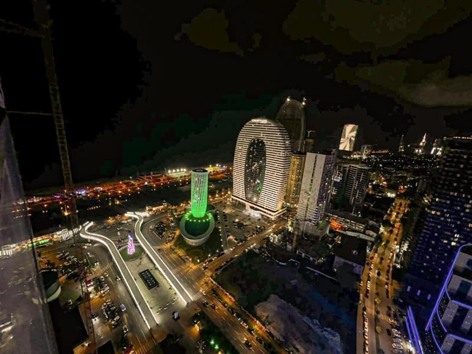 Night, Bird's eye view, City view
