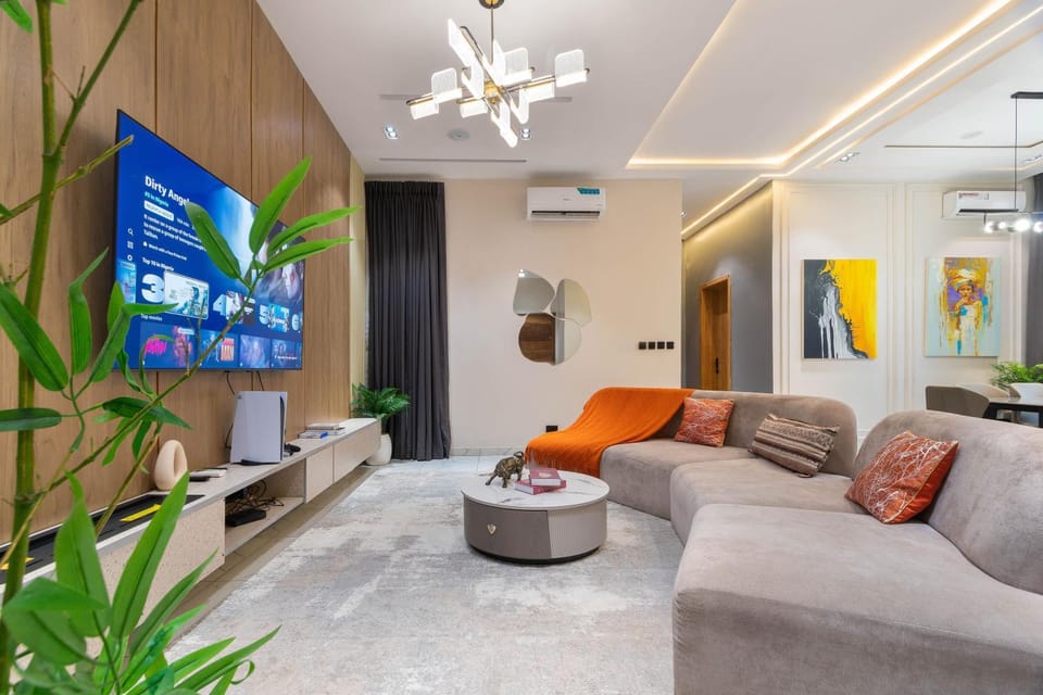 Two bedroom apartment with pool and ps5 IKate, Lekki Apartment in Lagos, Nigeria