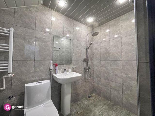 Shower, Toilet, towels