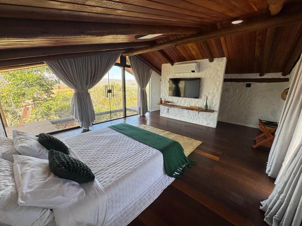 Vila Kairos - Chapada dos Veadeiros - Vista incrível - Cozinha Gourmet - Fogueira Vacation rental in State of Goiás