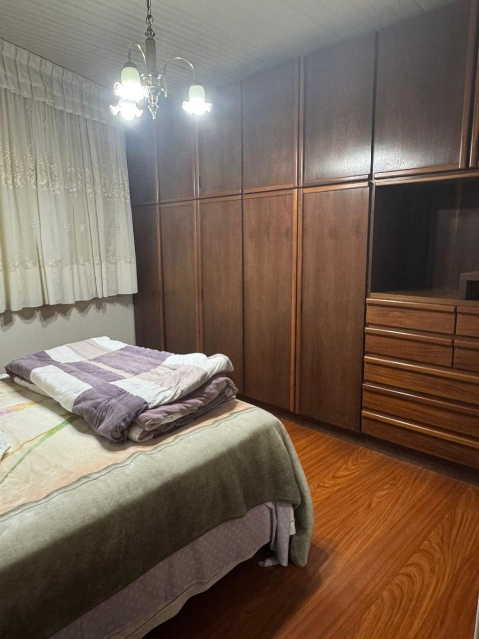 Bed, Photo of the whole room, Bedroom, wardrobe
