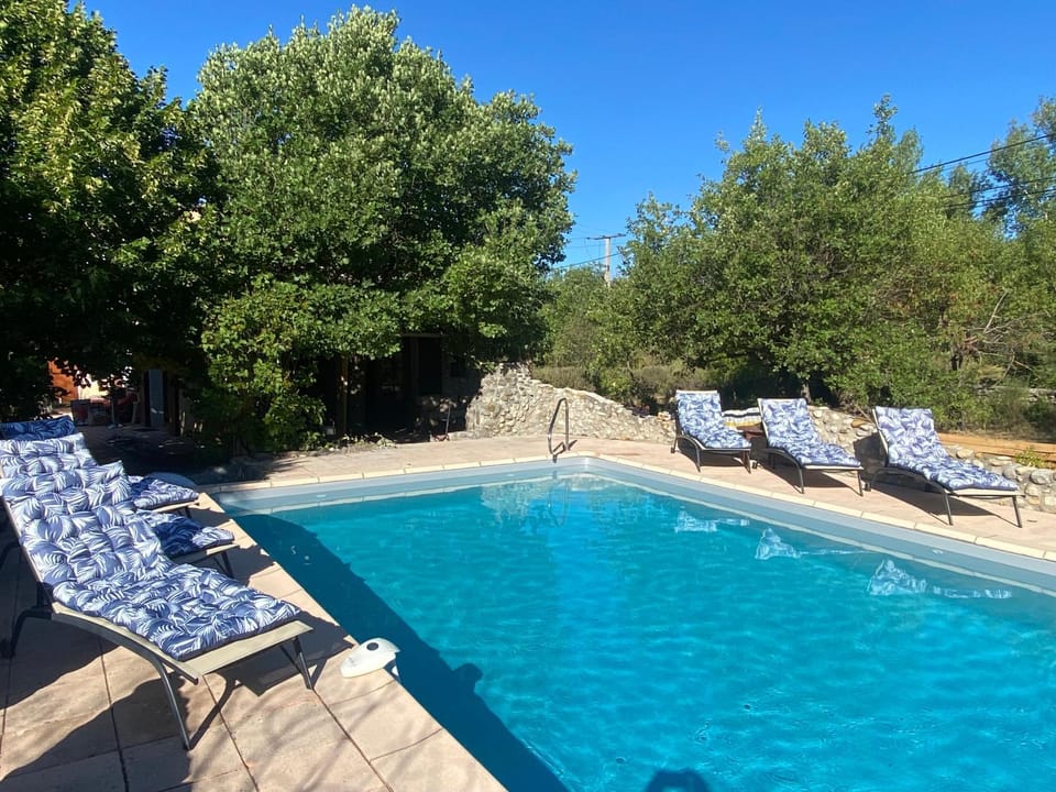 Garden, Garden view, Pool view, Swimming pool, sunbed