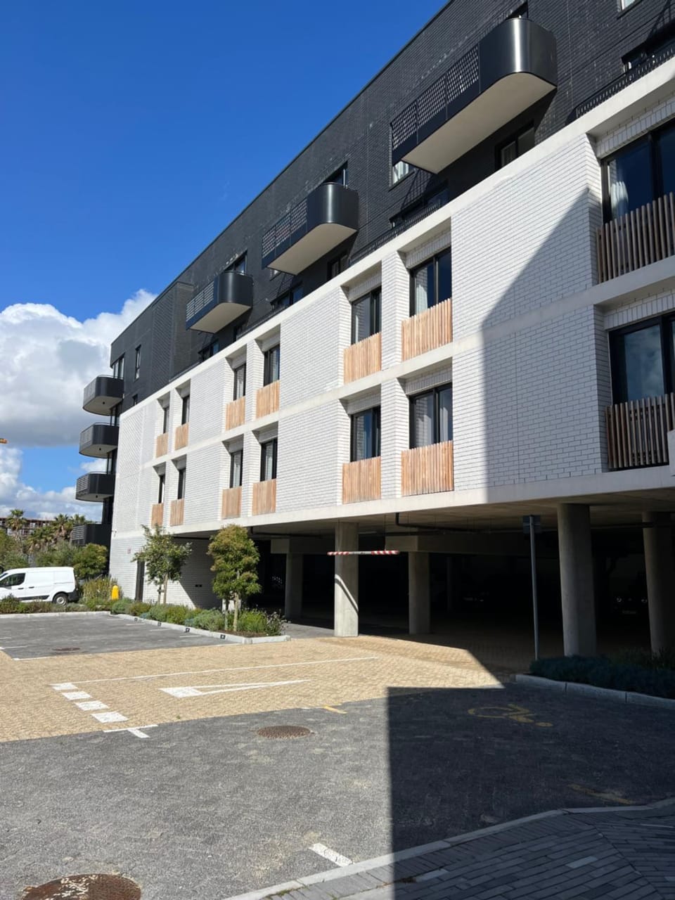 Property building, Day, Parking